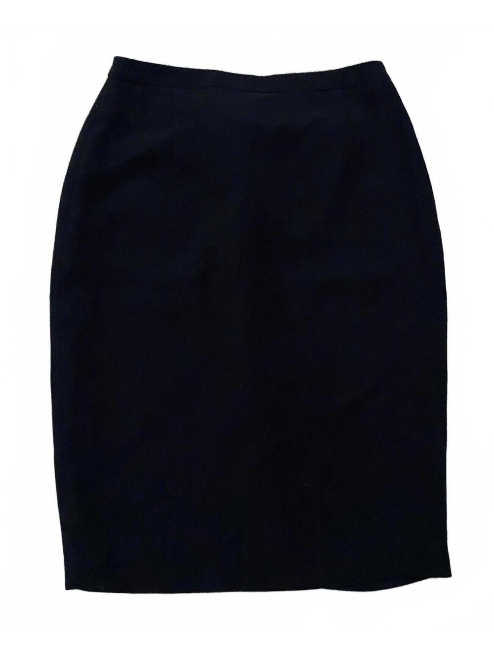 NEW TEENFLO Teen Flo Classic Black Pencil Skirt Knee-Length Fully Lined Canada 8